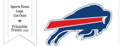 Large Buffalo Bills Logo Cut Out — Printable Treats.com