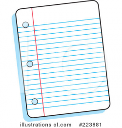Ruled Paper Clipart #223881 - Illustration by Johnny Sajem
