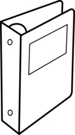 Binder Clip Art at Clker.com - vector clip art online, royalty free ...