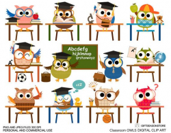 CULTURAL BINDER LABELS.......Classroom owl clip art for Personal and ...