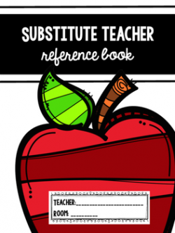 Complete Sub pack Substitute Teacher Binder Emergency lesson plans