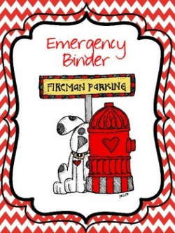 Emergency Binder Cover by Bob the Stink Bug | Teachers Pay Teachers