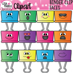 Emoji Clipart, Emotion Clipart, Binder Clip Clipart, Planner Clipart ...