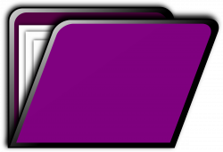 Clipart - Folder Icon (purple)
