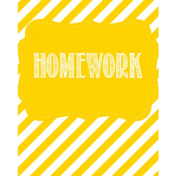 Homework Binder Cover | Educents