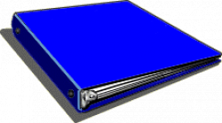 Organized Binder Clipart