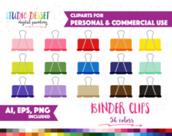 Binder clip png | Etsy