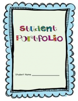 Student Portfolio - FREE Printables | Teaching Ideas: Organization ...