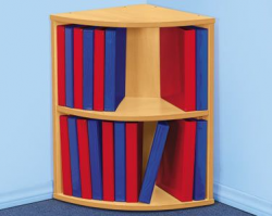 Binder storage. It makes sense...the shape is of the shelf is ...