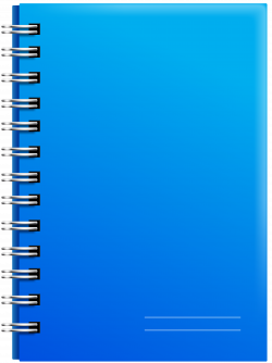 Spiral Notebook Blue PNG Clip Art Image | Gallery ...