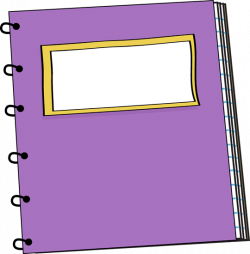 Purple Spiral Notebook | Clip Art-School | Pinterest | Spiral, Clip ...