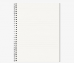 White Blank Spiral Notebook, Coil, Notebook, Blank PNG Image and ...