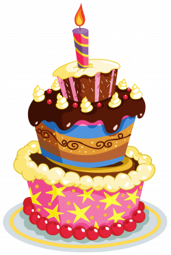Colorful Birthday Cake PNG Clipart | Clip art | Pinterest | Colorful ...