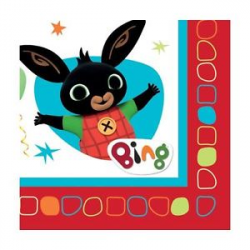 Bing Bunny Luncheon Napkins 33cm Childrens Birthday Party Tableware ...