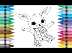 Bing Bunny Rabbit Cbeebies Coloring Colouring Pages Drawing Book For Kids  Children and How to Draw