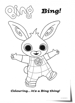 A complete set of Bing Bunny and friends colouring sheets to ...