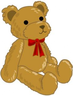 Simple Teddy Bear clip art - vector clip art online, royalty free ...