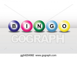 Vector Clipart - Bingo balls. Vector Illustration gg54204982 ...