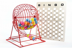 Jumbo Professional Red Ping Pong Ball Bingo Cage