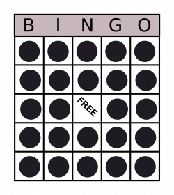 Clipart - Bingo Card