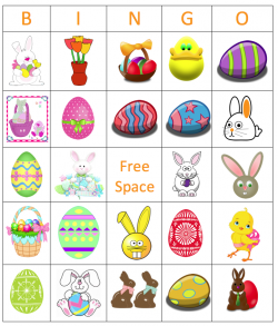 Easter Bingo - Grandma Ideas