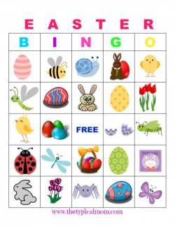 Easter Bingo · The Typical Mom