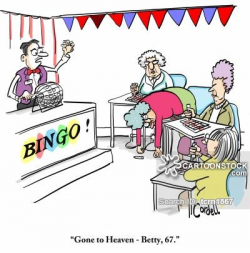 Bingo Game Cartoons and Comics - funny pictures from CartoonStock