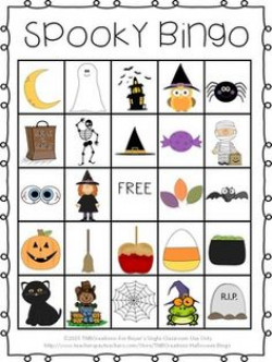FREEBIE! Halloween Create Your Own Luck Bingo Game ...