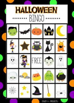 Free Printable Halloween Bingo Game | Halloween bingo cards ...