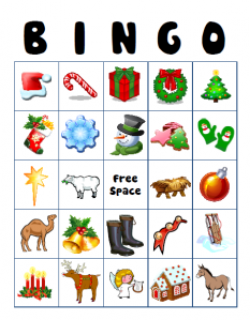 Free Printable Christmas Bingo Cards | Christmas | Pinterest ...
