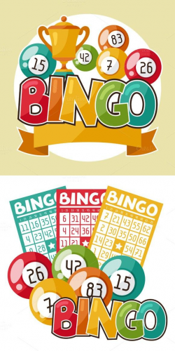 Bingo or lottery retro illustrations. Flyer Templates. $7.00 ...