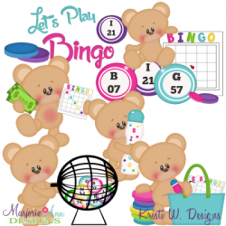 Let's Play Bingo SVG Cutting Files Includes Clipart - $3.90 ...