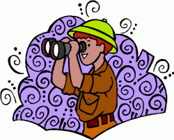 Image of Binoculars Clipart #4576, Boy With Binoculars 1 Clipart Boy ...