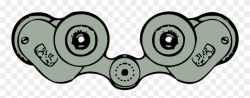 Binoculars Rear View - Binoculars Clipart (#1021220 ...