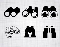 Binoculars SVG Bundle, Binoculars SVG, Binoculars Clipart, Cut Files For  Silhouette, Files for Cricut, Binoculars Vector, Svg, Dxf Png