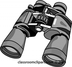 Clipart - binoculars-gray-1111 - Classroom Clipart