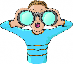Looking through binoculars clipart 7 » Clipart Station