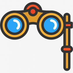 Binoculars, Glasses, Cartoon PNG Image and Clipart for Free Download