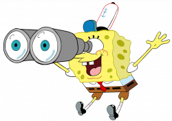Spongebob with binoculars by EyeCupcakes on DeviantArt