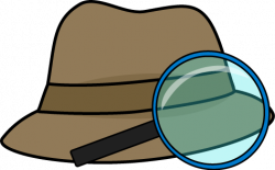 Detective Hat and Magnifying Glass Clip Art | Classroom Ideas ...