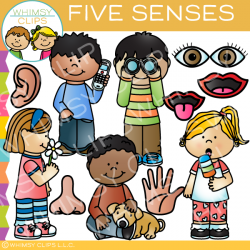 Five Senses Clip Art , Images & Illustrations | Whimsy Clips
