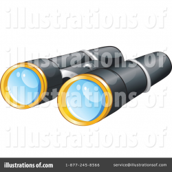Binoculars Clipart #1115222 - Illustration by Graphics RF
