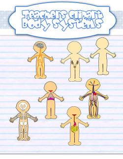 Human Body systems clipart - This set is great to teach the human ...