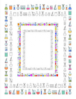Science Borders and Clip Art - Biology and Chemistry by Llanguage Llamas