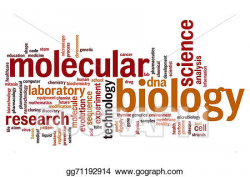 Stock Illustration - Molecular biology word cloud. Clipart ...