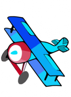 Biplane Clip Art at Clker.com - vector clip art online, royalty free ...