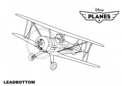 Disney Planes Leadbottom coloring page | Free Printable Coloring Pages