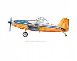 Air Tractor 502 Crop Duster classic airplane