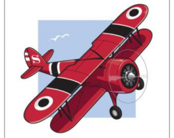 Old Biplanes Clipart #1 | Aircraft | Pinterest | Digital, Stenciling ...