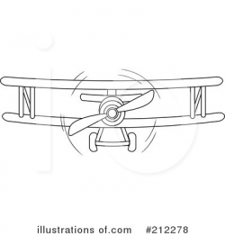 Biplane Clipart #212278 - Illustration by Pams Clipart